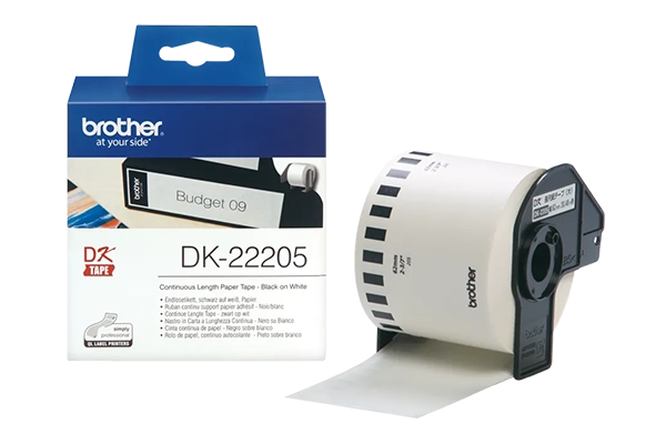 NHÃN GIẤY DÙNG CHO MÁY IN NHÃN QL - DK-22205 | BROTHER